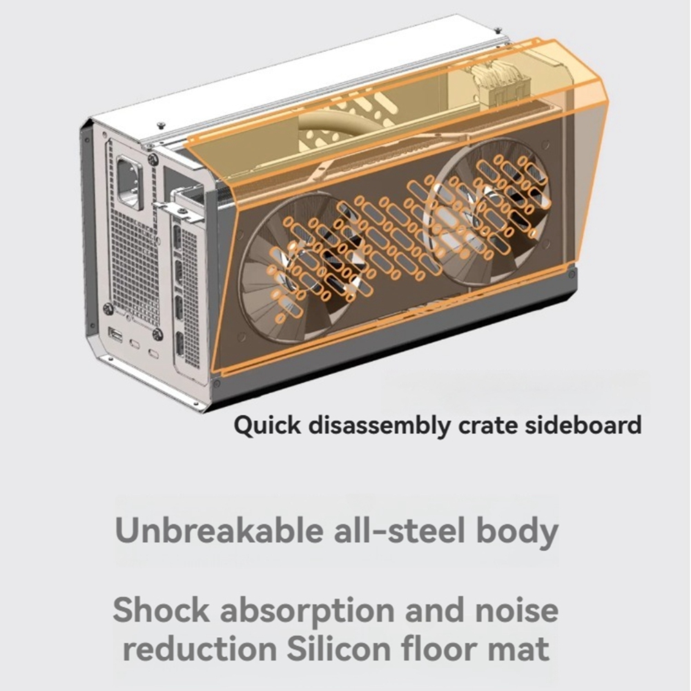 M05K Frame Case Chassis for TH - огляд і ціна Oculink Egpu Mini Pc