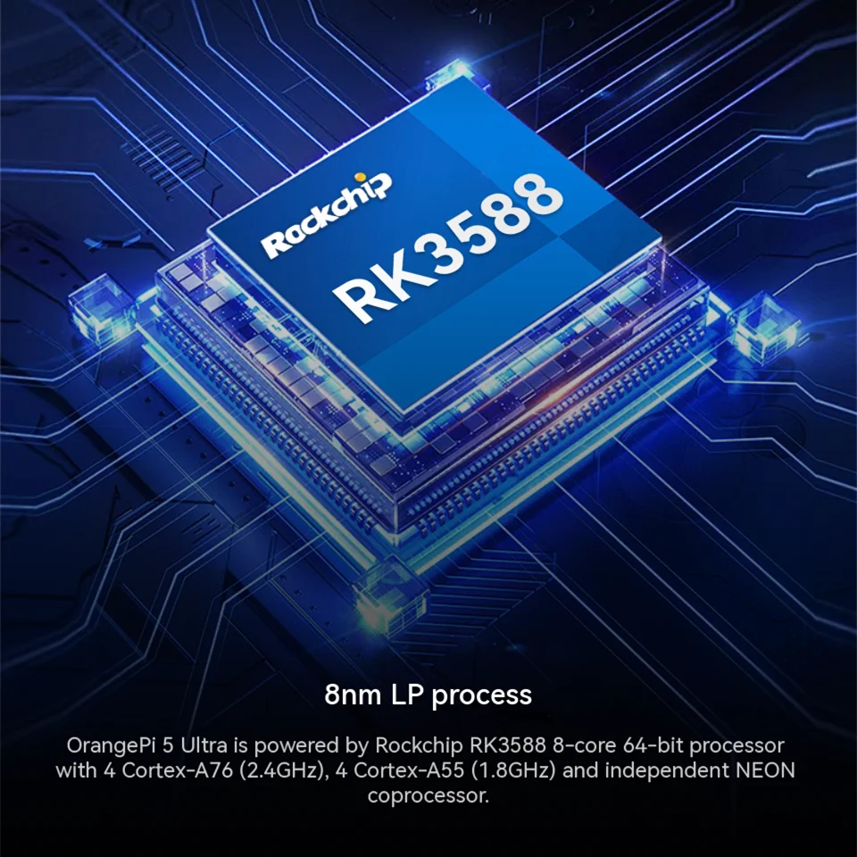 Orange Pi 5 Ultra 8GB/16GB LPD - огляд і ціна Rockchip Rk3588 Development Board